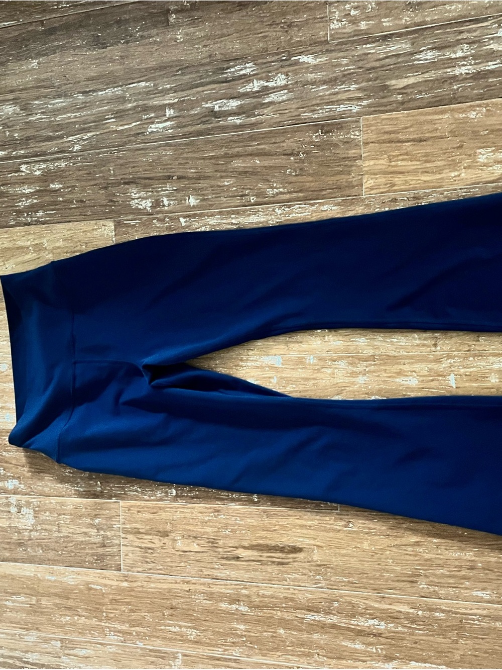 Alo Navy Blue Stretch Flare Leggings